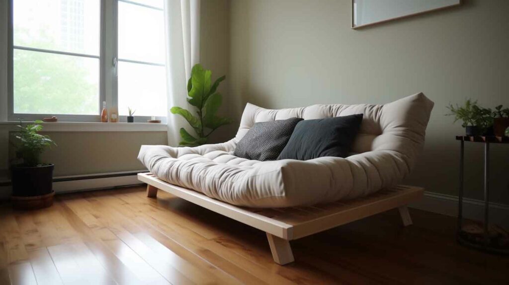 modern futon
